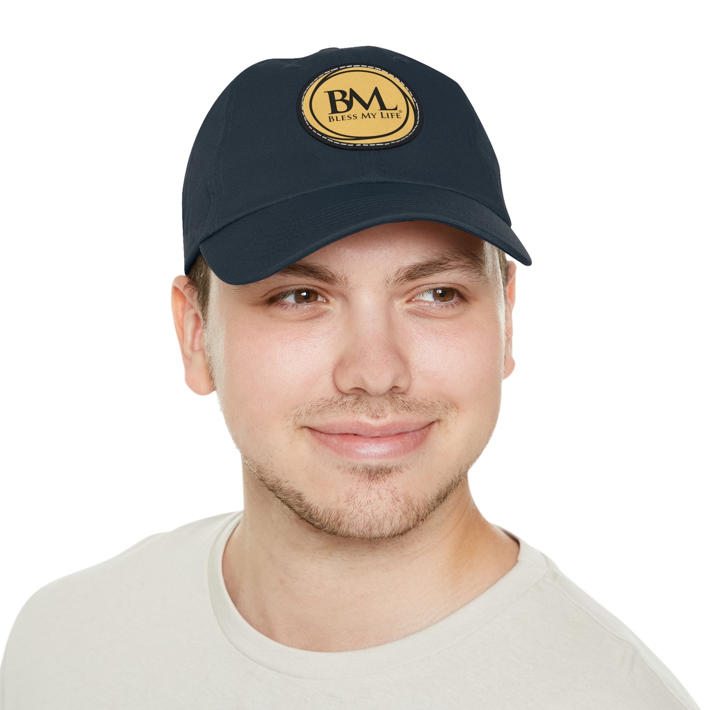 Covenant Leather Patch Dad Hat – Centered in Faith