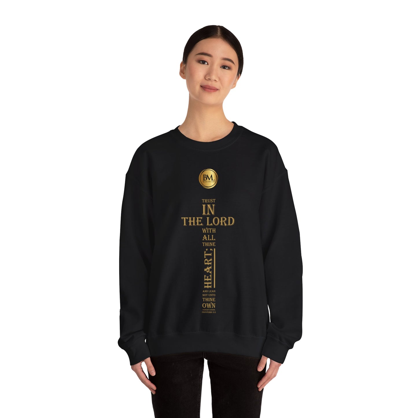 For I know the thoughts that I think toward you, saith the Lord, thoughts of peace, and not of evil, to give you an expected end, Bless My Life ®  Jeremiah 29:11 Crewneck Sweatshirt