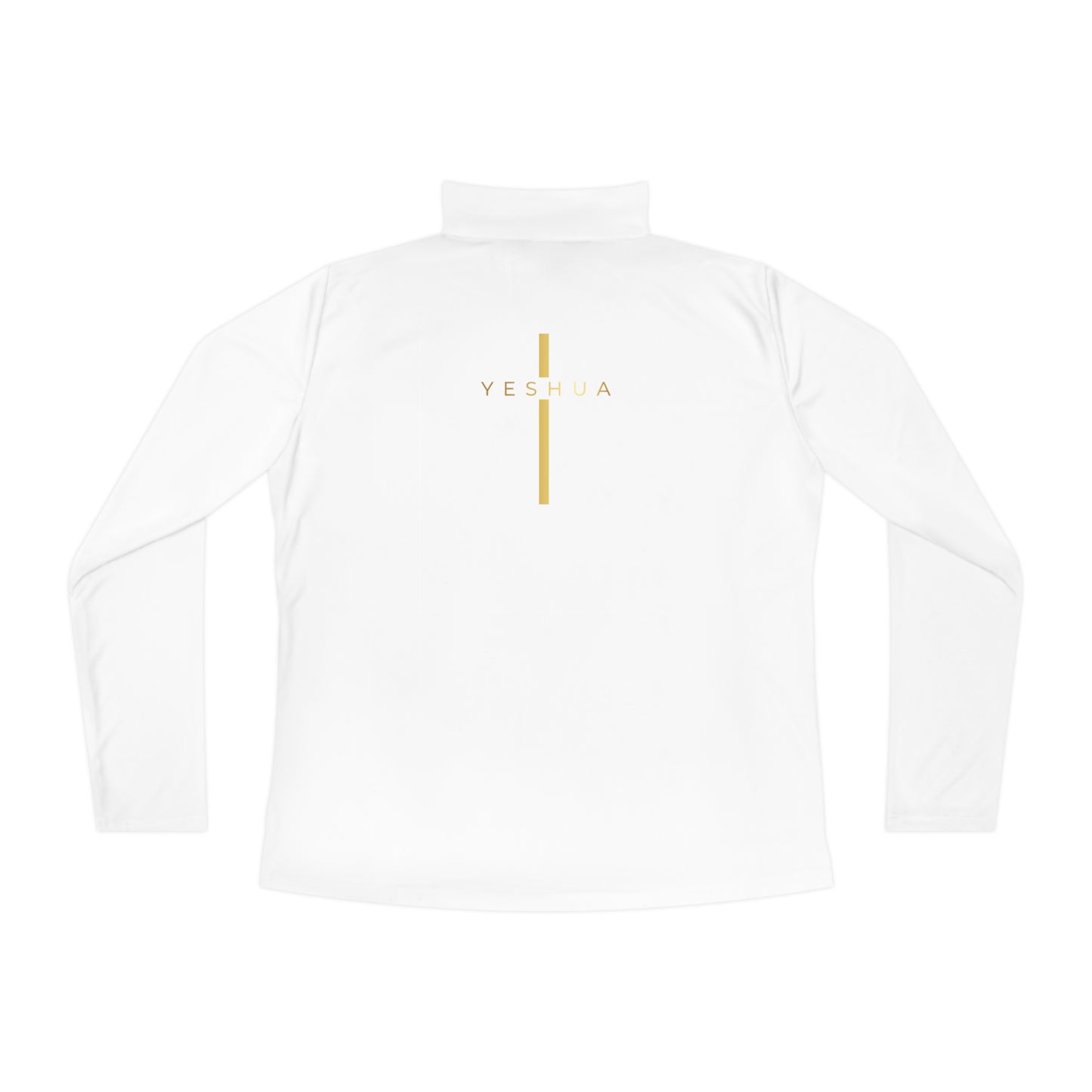 BML Ladies Quarter-Zip Pullover – Yesua & Cross Embellished