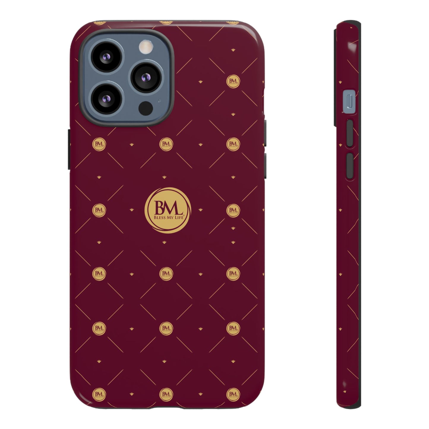 FaithBound Maroon iPhone 11-16 Case – BML Edition