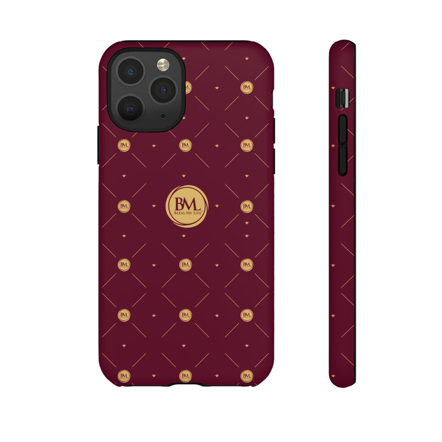 FaithBound Maroon iPhone 11-16 Case – BML Edition