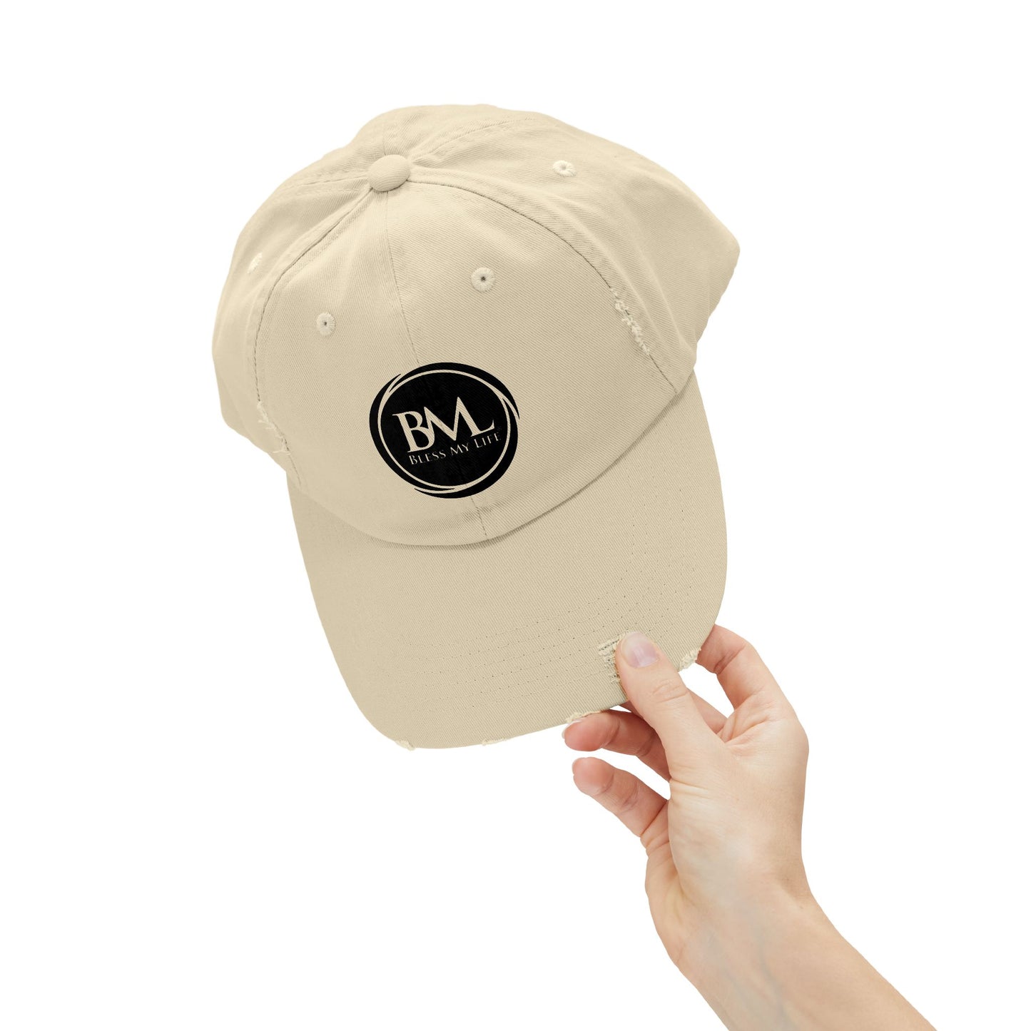 Worn by Grace Distressed Cap – A Testament of Faith