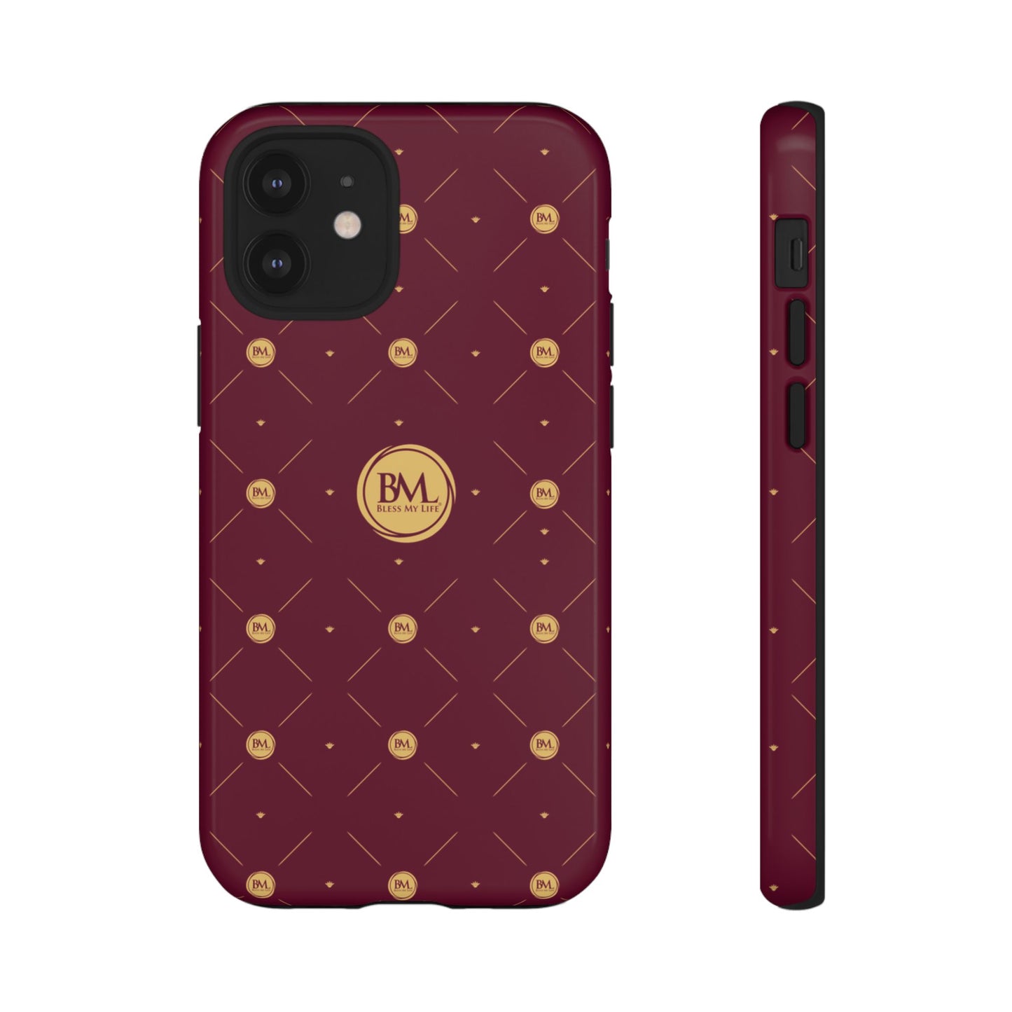 FaithBound Maroon iPhone 11-16 Case – BML Edition