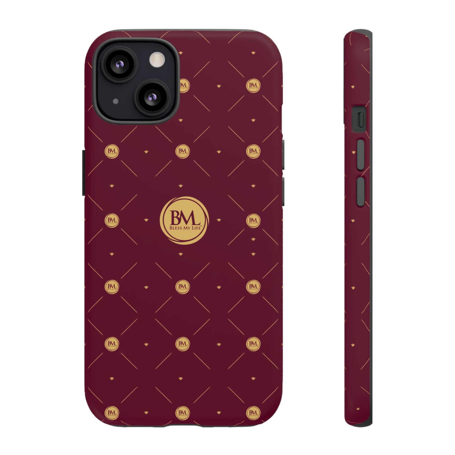 FaithBound Maroon iPhone 11-16 Case – BML Edition