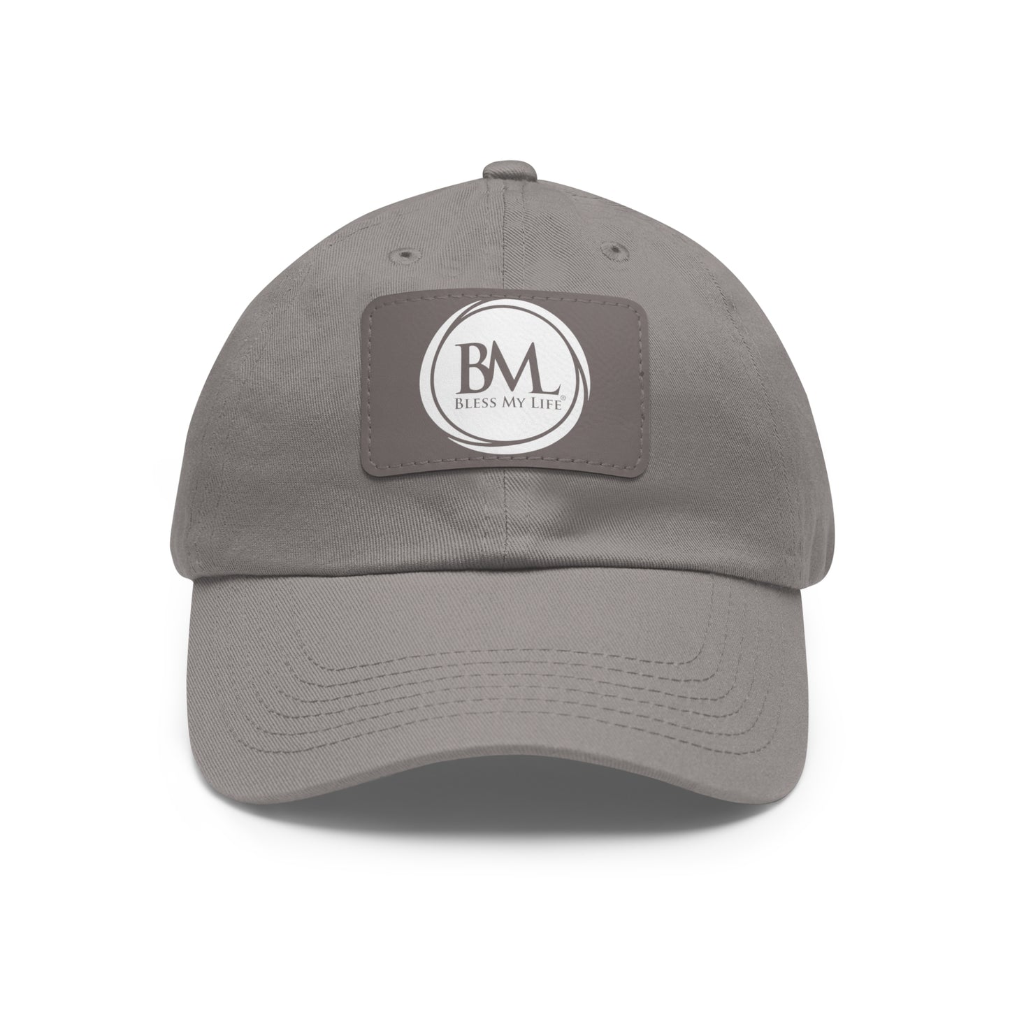 Faithful Path Dad Hat – Leather Patch of Devotion