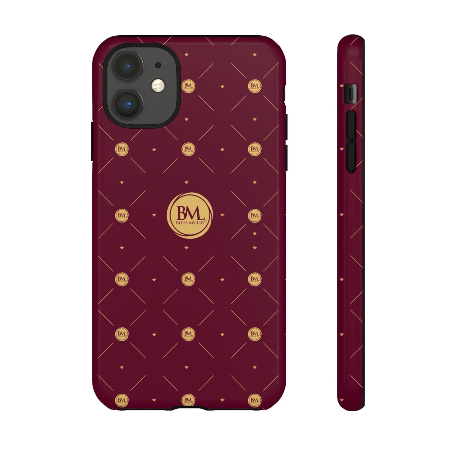 FaithBound Maroon iPhone 11-16 Case – BML Edition