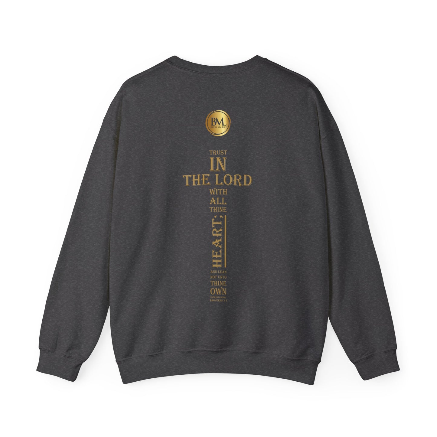 For I know the thoughts that I think toward you, saith the Lord, thoughts of peace, and not of evil, to give you an expected end, Bless My Life ®  Jeremiah 29:11 Crewneck Sweatshirt