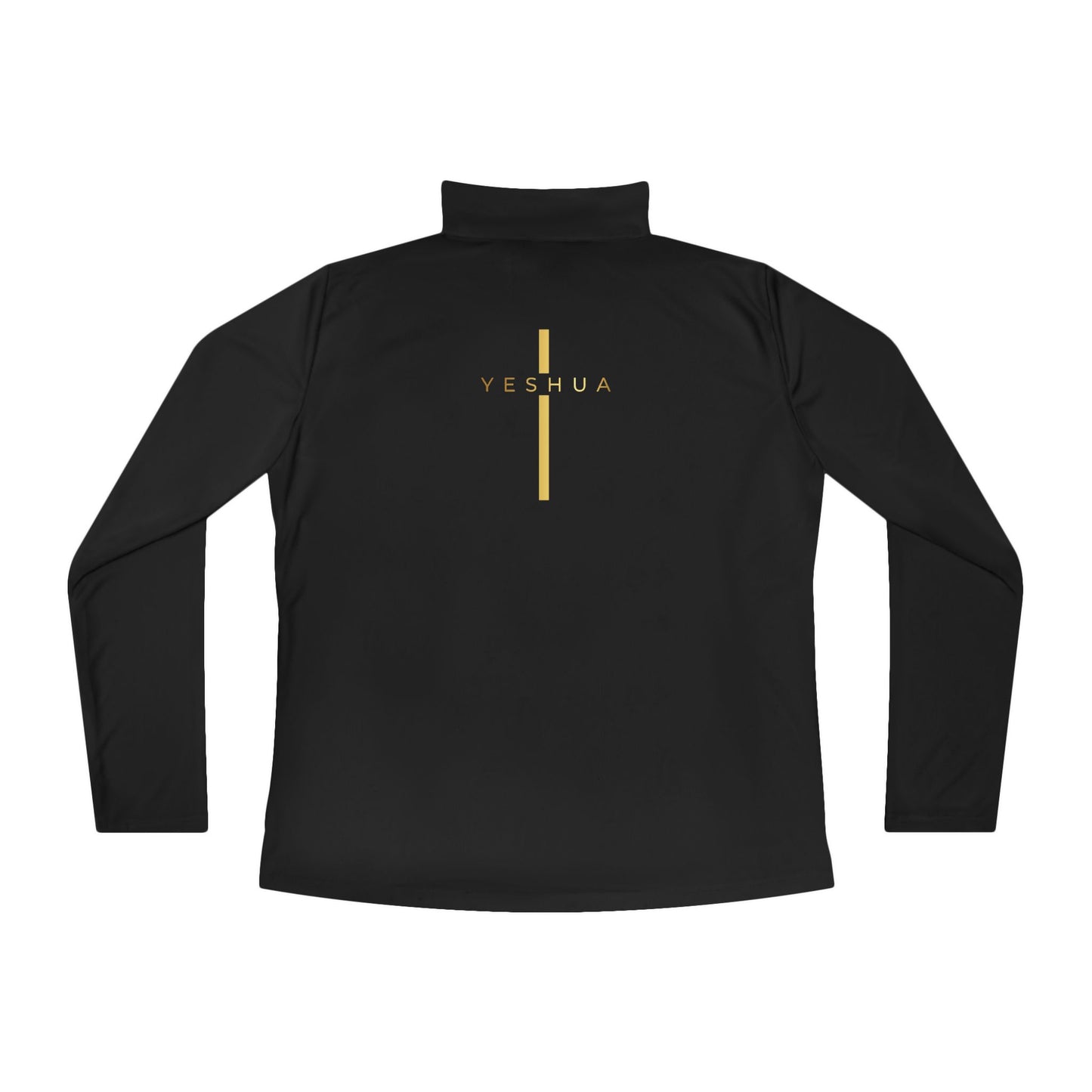 BML Ladies Quarter-Zip Pullover – Yesua & Cross Embellished