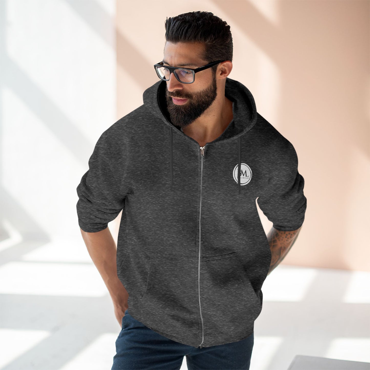 Crosswalk Zip Hoodie – Faith in Motion