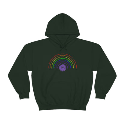 God's covenant in Biblical Scripture & in the form of His bow, the Rainbow. A Worldwide Favorite Covenant seeing in the sky by Billions! Unisex Heavy Blend™ Hooded Sweatshirt