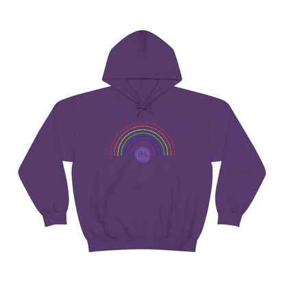 God's covenant in Biblical Scripture & in the form of His bow, the Rainbow. A Worldwide Favorite Covenant seeing in the sky by Billions! Unisex Heavy Blend™ Hooded Sweatshirt