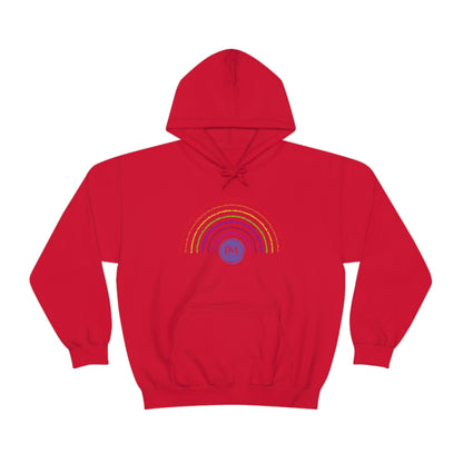 God's covenant in Biblical Scripture & in the form of His bow, the Rainbow. A Worldwide Favorite Covenant seeing in the sky by Billions! Unisex Heavy Blend™ Hooded Sweatshirt