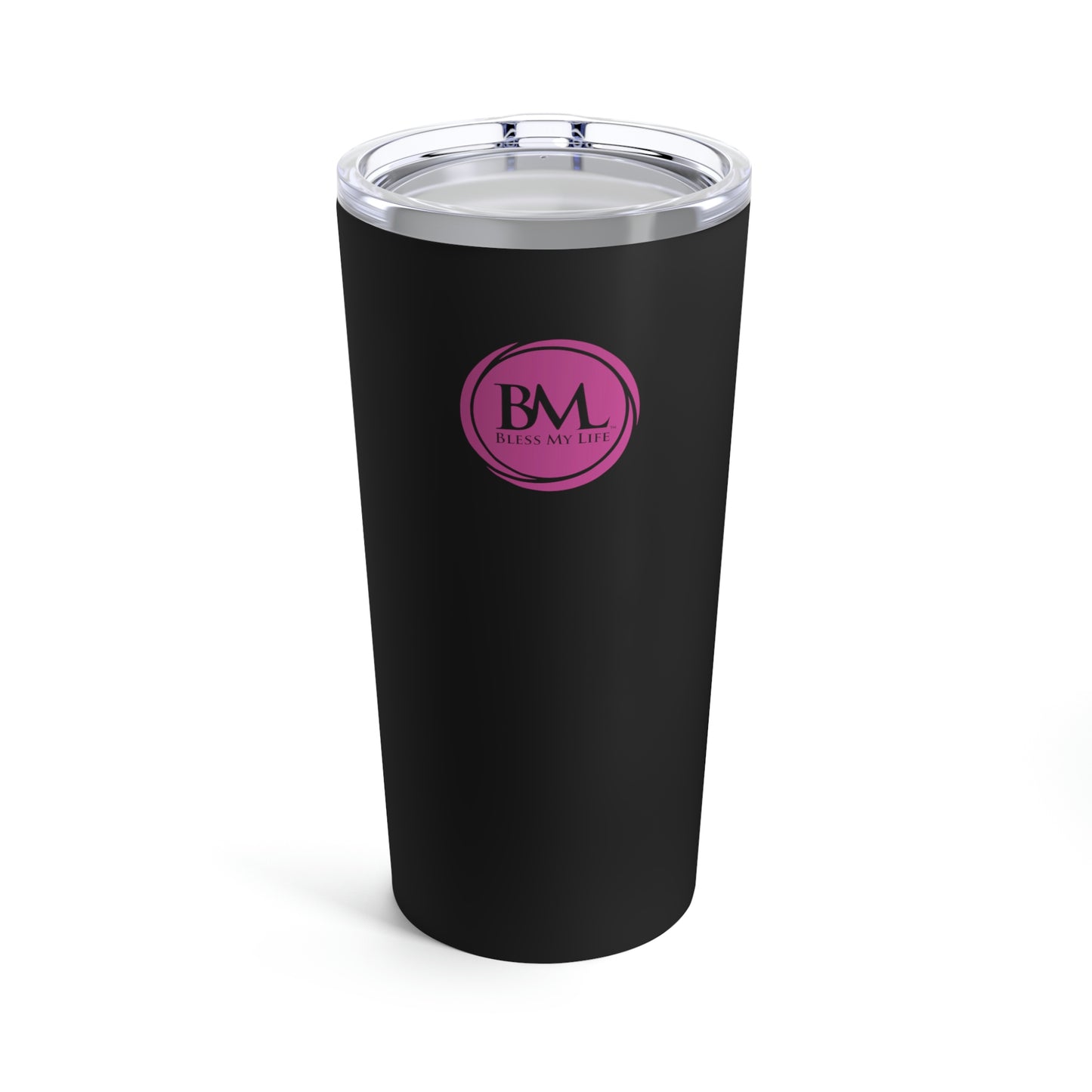 Bless My Life™ front, And Bless Yours Too™ back, Black Tumbler 20oz