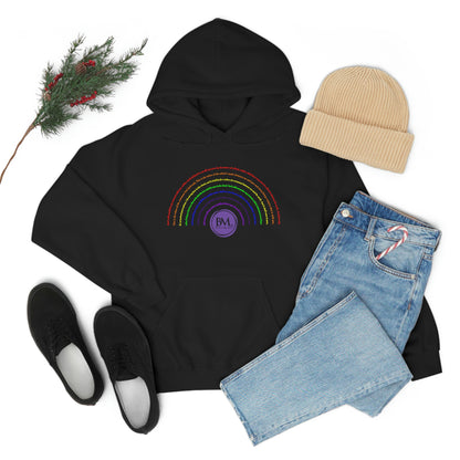 God's covenant in Biblical Scripture & in the form of His bow, the Rainbow. A Worldwide Favorite Covenant seeing in the sky by Billions! Unisex Heavy Blend™ Hooded Sweatshirt