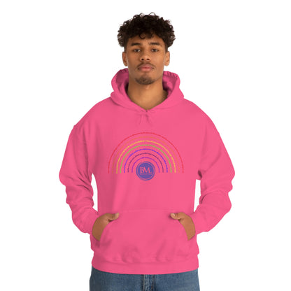 God's covenant in Biblical Scripture & in the form of His bow, the Rainbow. A Worldwide Favorite Covenant seeing in the sky by Billions! Unisex Heavy Blend™ Hooded Sweatshirt